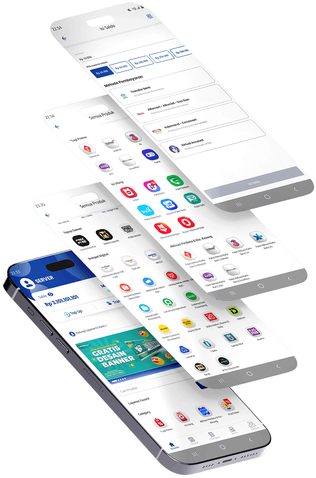 Leon Pulsa aplikasi distributor pulsa dan PPOB