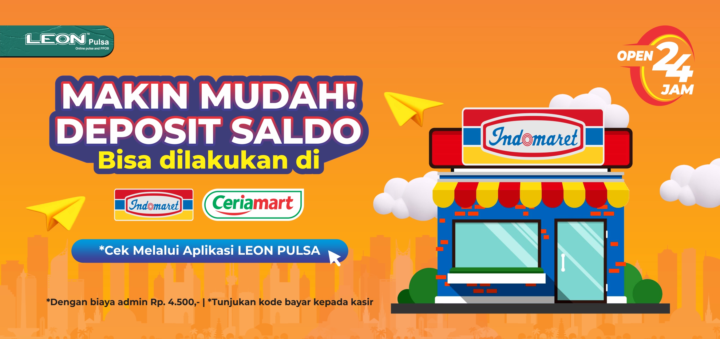 Pengisian Saldo Via Indomaret dan Ceriamart