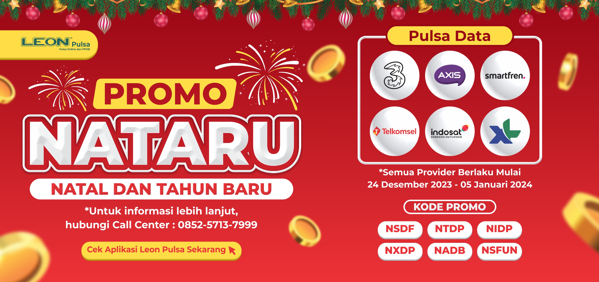 Promo Natal dan Tahun Baru NEW YEAR SALE