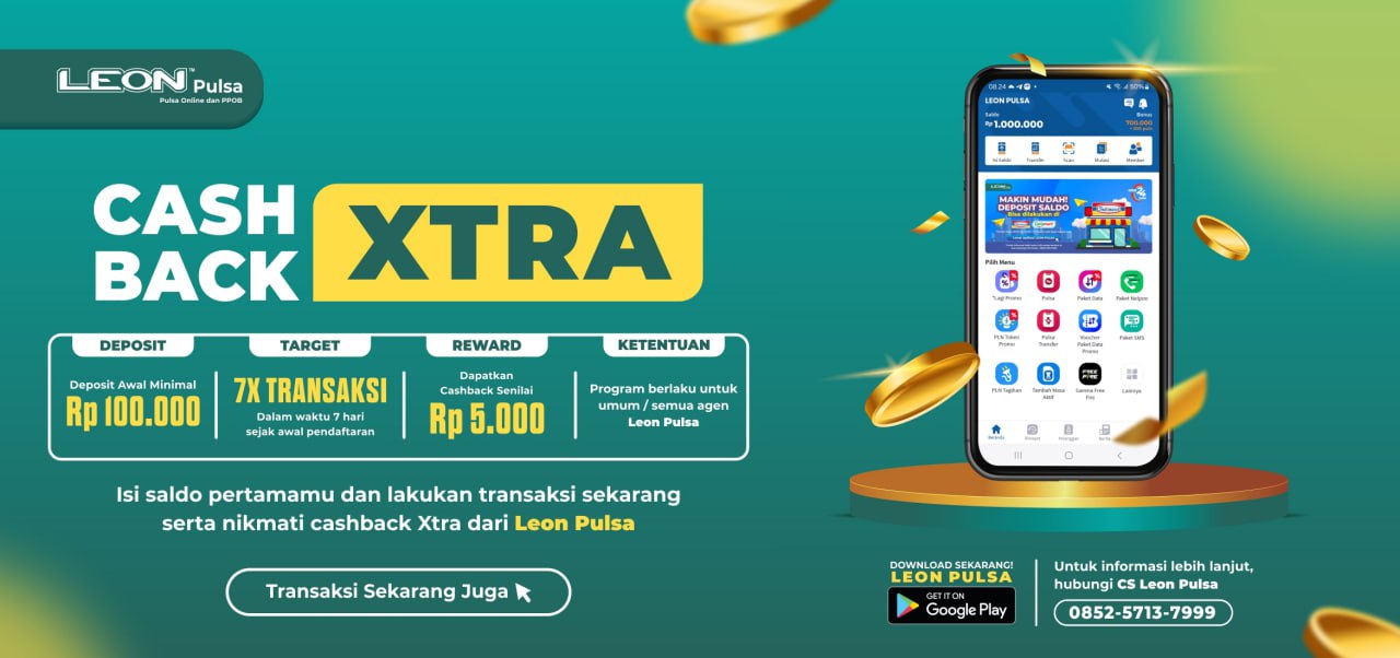 Cashback Xtra Pengisian Saldo Pertama