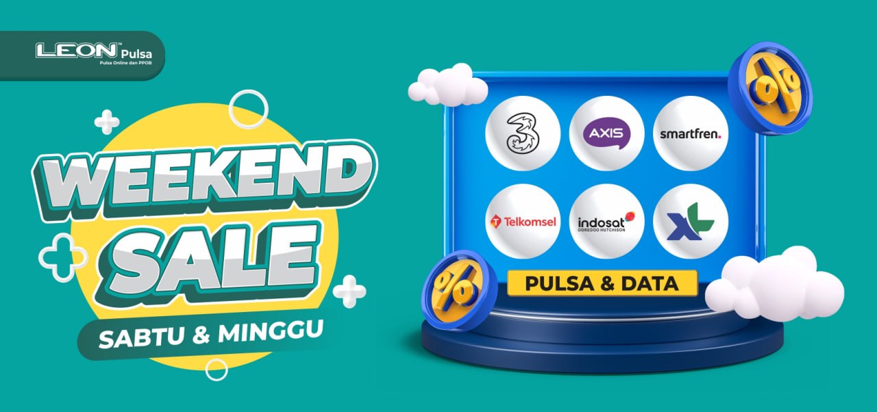 NIKMATI PROMO SERU SETIAP WEEKEND DI LEON PULSA!